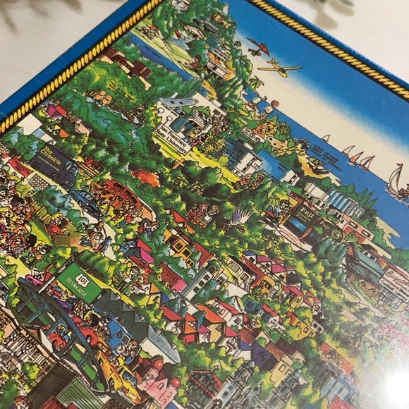 Vintage City of San Francisco 1988 Jigsaw Puzzle New in Factory Sealed Box - Picture 9 of 10